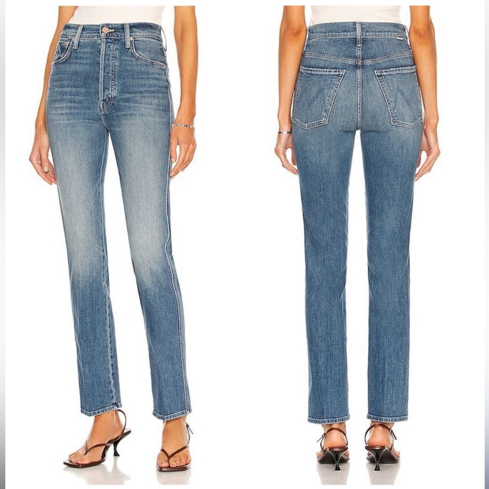 MOTHER Double Hiker Skimp Straight Leg Jeans size 27